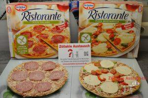 Die glutenfreien Dr. Oetker Pizzen: Salami und Mozzarella. Gewinnspiel Glutenfreie Pizza Salame und Mozzarella