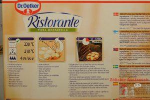 Die glutenfreien Dr. Oetker Pizzen: Salami und Mozzarella. Gewinnspiel Zubereitung Dr. Oetker Pizza