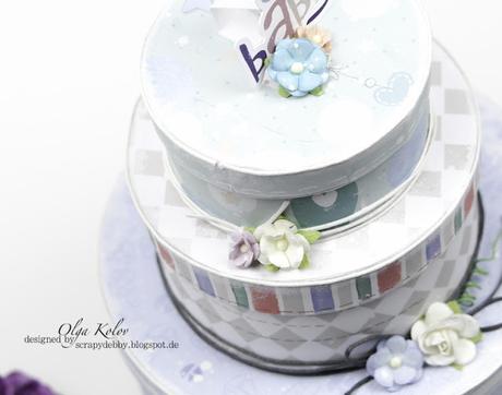 Baby Born Cake - Inspiration with ScrapBerry's
