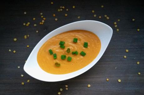 Linsen-Karotten-Cremesuppe