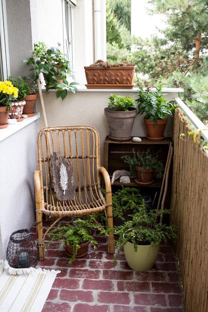 Hippie Flair Balkon Umstyling | Boho Bohemian small Balcony | DIY do it yourself Inspiration Interior Garten und Balkon | selbstgemachte Deko aus Naturmaterialien