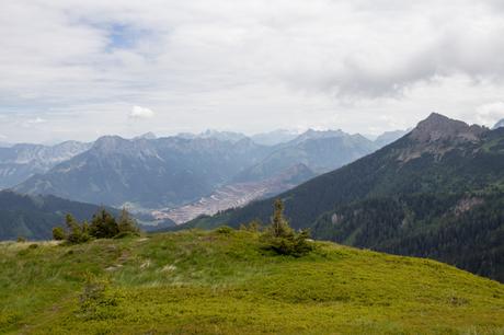 Blick vom Kragelschinken zum Erzberg | Theklasteig | Eisenerzer Alpen Höhenweg