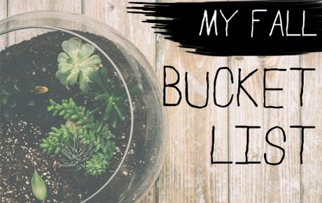 Fall Bucket List - 6 Dinge, die ich diesen Herbst machen möchte!