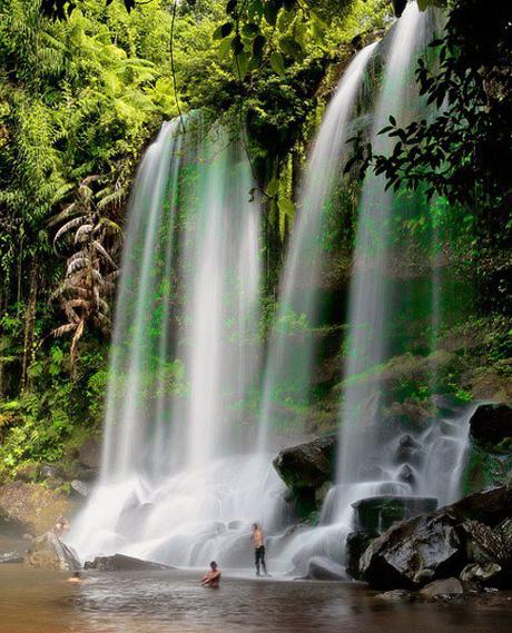 Tipps zum Besuch des Nationalparks Kirirom in Kambodscha Wasserfall Chambok