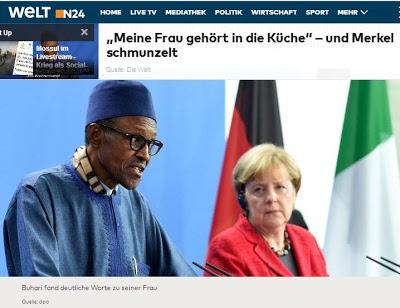 Frau gehört in die Küche - Merkel lacht...
