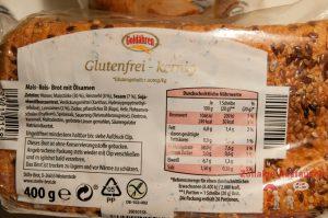 Glutenfreies Brot bei ALDI Nord – Achtung vor möglicher glutenfreier Weizenstärke Zutatenliste - Glutenfreies kerniges Brot von Stöhr