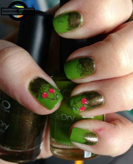 [Nails] Frischlackiert-Challenge: OBST mit KIKO Quick Dry 851 Lime Green & 813 Pearly Brown