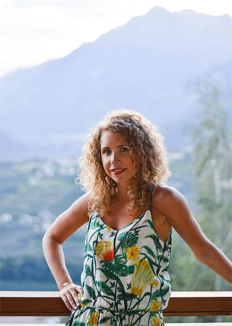 Outfit: Tropical Jumpsuit in South Tirol
