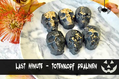 Halloween DIY - Totenkopf Pralinen