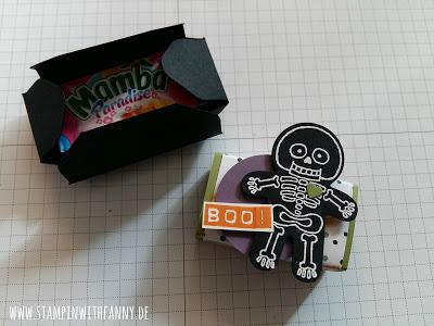 Halloween-MAMBA-Verpackung mit dem Envelope-Punch-Board & Anleitung