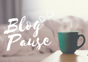 Blog Pause