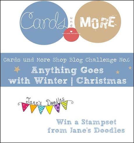 Peace and Joy | Christmas Tag | Cards und More Challenge NO.6