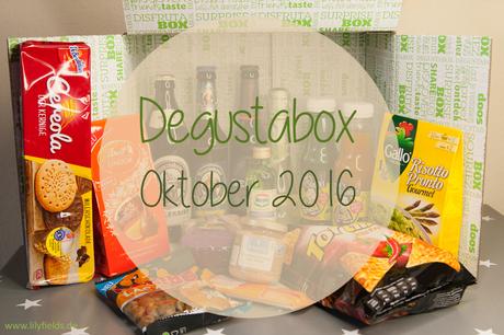 Degustabox - Oktober 2016 - unboxing