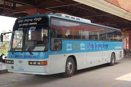 Bus von Saigon nach Phnom Penh