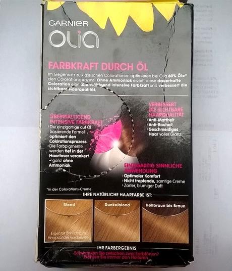 Max Factor False Lash Epic Mascara Black + Garnier OLIA Dauerhafte Haarfarbe 8.0 Naturblond + Kneipp Gewinn + Aufgebraucht :)