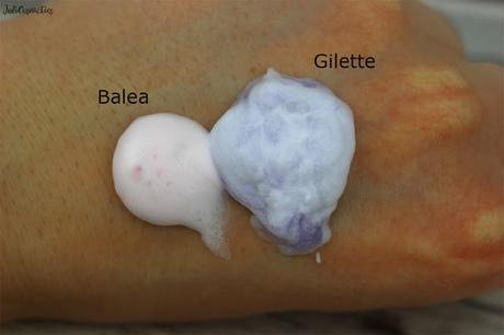 Balea-Rasiergel-Pink-Grapefruit-Gilette-Satin-Care-Gel-Violet-Swirl