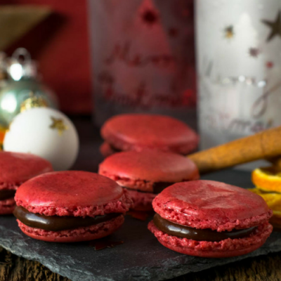 Schoko Orangen Macarons für die Adventszeit Schoko Orangen Macarons für die Adventszeit