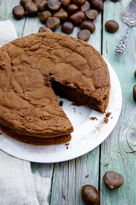 Maronen-Schokoladen-Kuchen (ohne Mehl)