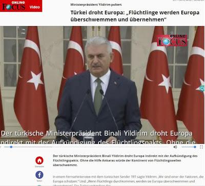 Türkischer Ministerpräsident benennt Ursache für den Migrationsdruck auf Europa