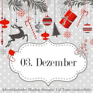 Stampin UP Adventskalender Blog Hop 3. Türchen