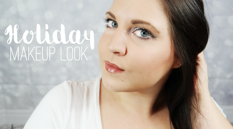 Festliches Weihnachts MakeUp mit losem Glitter - My Holiday MakeUp Look | Blogparade
