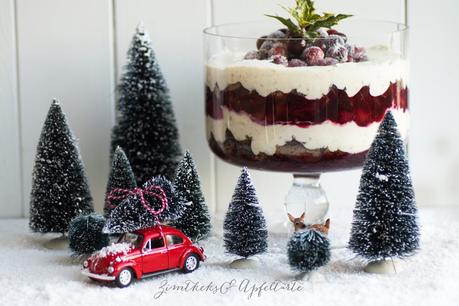 #Winterbacken: Lebkuchen-Trifle mit Cranberry-Pflaumen-Kompott