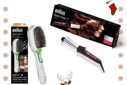 Braun Giveaway Satin Hair Elektrische Haarbürste Satin Hair Curler