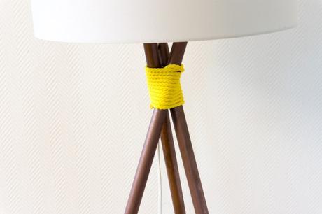 DIY Stehlampe im Kupfer-Look für Do It + Garden