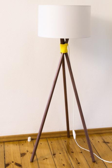 DIY Stehlampe im Kupfer-Look für Do It + Garden