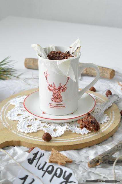 weihnachtlicher Haselnusskuchen in a Mug / christmassy Hazelnut Mug Cake #mugsunday