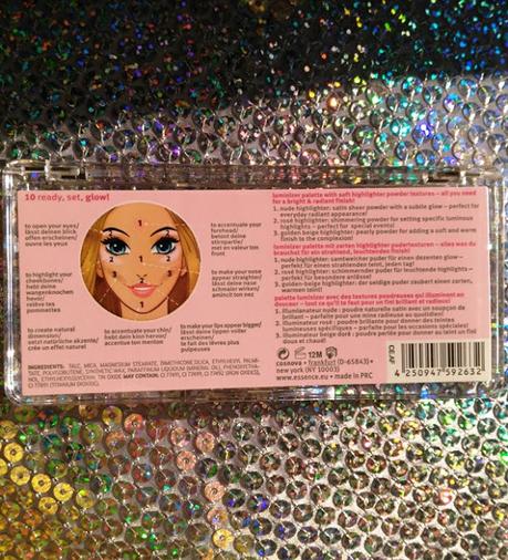 Zoeva Rose Golden Vol. 2 122 Petit Stippling + essence LIGHT UP YOUR face LUMINIZER Palette 01 ready, set, glow!