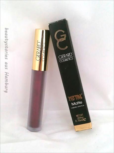 [Liquid Lipstick Love] Gerard Cosmetics Metal-Matte 