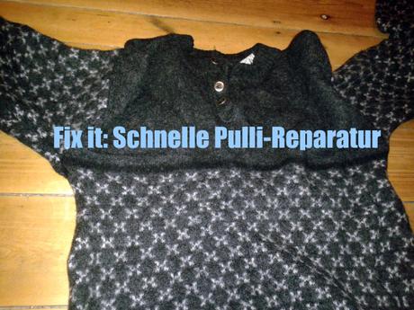 Fix it: Schnelle Pulli-Reparatur