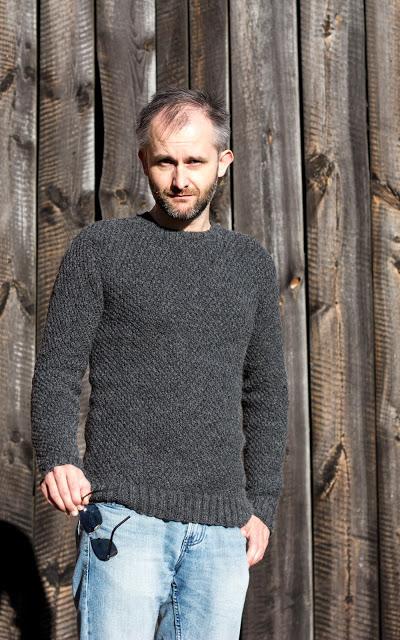 DIY Knitted Mens Sweater Pullover für Herren selber stricken