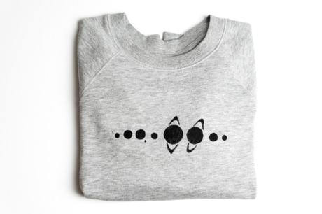 In love with space: DIY Planeten Sweatshirt