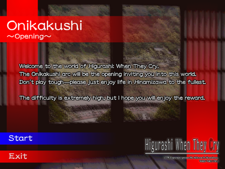 Spiel Review: Higurashi no Naku Koro ni – Episode 1 von Fuma