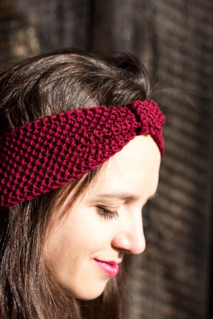 Stirnbänder mit Perlmuster selber stricken DIY - Stirnband - Perlmuster stricken - Haarband - Turban - selber machen - Anleitung - 02