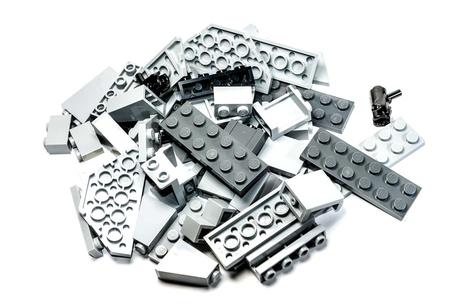 Bild Legosteine grau und schwarz - Kuriose Feiertage - 28. Januar - Internationaler LEGO-Tag - International LEGO Day (c) 2017 Sven Giese