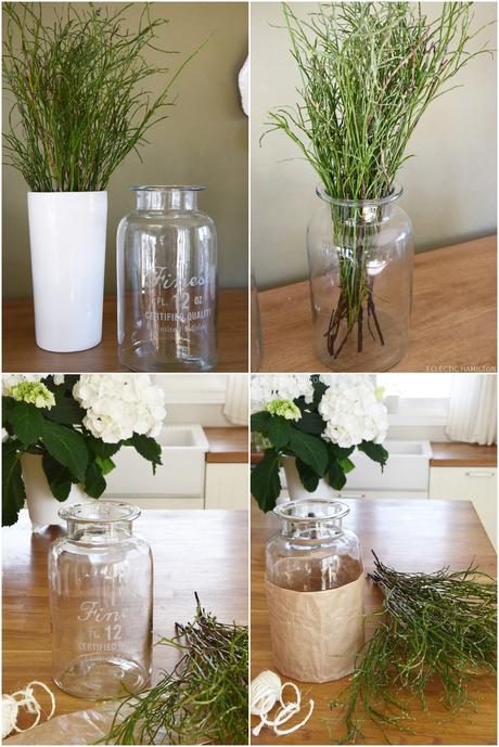 Wie ihr in wenigen Minuten eine Glas-Vase blickdicht verschönert
