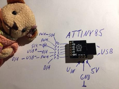 ATTINY85 General Micro USB Development Board für Arduino und Raspberry Pi