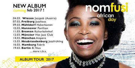 Nomfusi, die Soul Diva aus Südafrika, bereist Deutschland mit ihrer neuen CD „African Day“