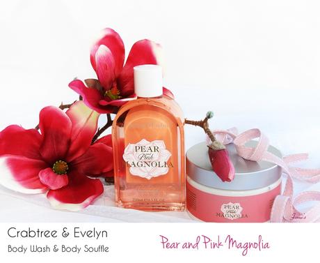 Crabtree & Evelyn - Pear and Pink Magnolia - Body Wash & Body Souffle