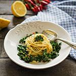 Grünkohl-Spaghetti mit Zitrone & Chili | Madame Cuisine Rezept