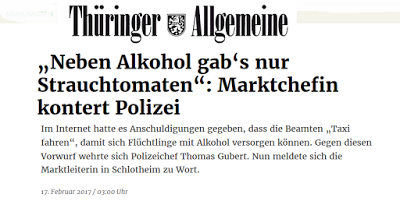 Thüringen: Polizei unternimmt Einkaufstour mit Asylanten zum Kauf von Alkohol