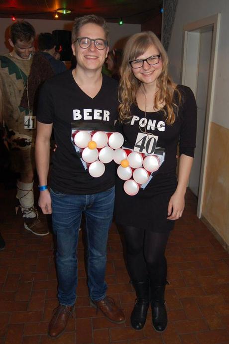 DIY Couple Beer Pong Costume