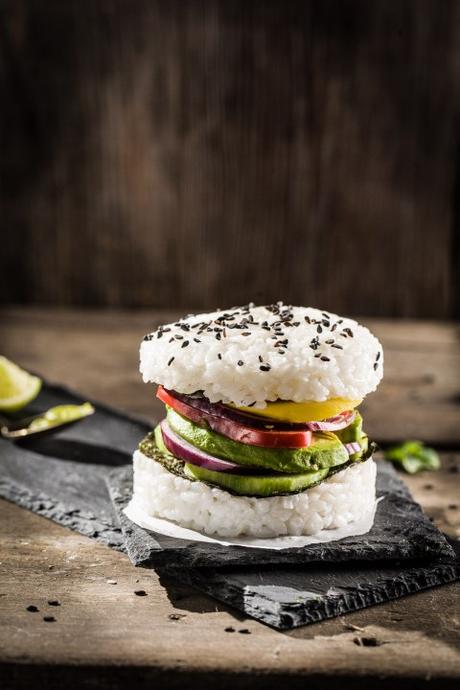 Sushi-Burger, Food-Blog, vegan, glutenfrei, Foodphotography, Foodstyling, Rezept, Stuttgart