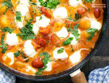 Gnocchi mit Tomatensoße und Mozzarella | Madame Cuisine Rezept
