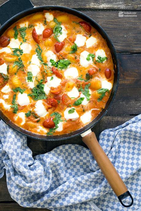 Gnocchi mit Tomatensoße und Mozzarella | Madame Cuisine Rezept