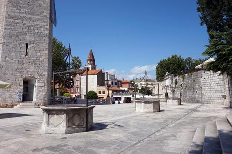 Fünf Brunnen Platz in Zadar