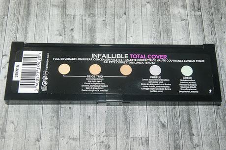 L'Oreal Infaillible Total Cover Concealer Palette